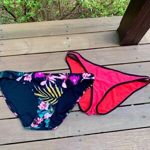 bikini bottoms pink & tropical (2) atmosphère & old navy